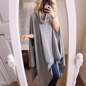 Forever 21 Grey Poncho